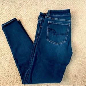 Blue AEO Skinny Jegging